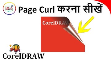 CorelDRAW 2022 Tutorial: Create Realistic Page Curl Effects | how to make curl page in coreldraw