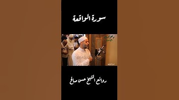 دقيقه قرآن كريم بصوت الشيخ حسن صالح |  ما تيسر من سورة الواقعة