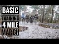 Basic training 4 mile march || British Army Pirbright