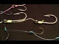 How to Tie 2, 3, 4 Hooks on One Fishing Line  Top fishing knot for any  fishing hook 