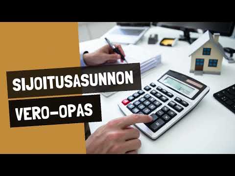 Video: Veronpalautus ostaessaan asunnon vuonna 2022 yksityishenkilöille