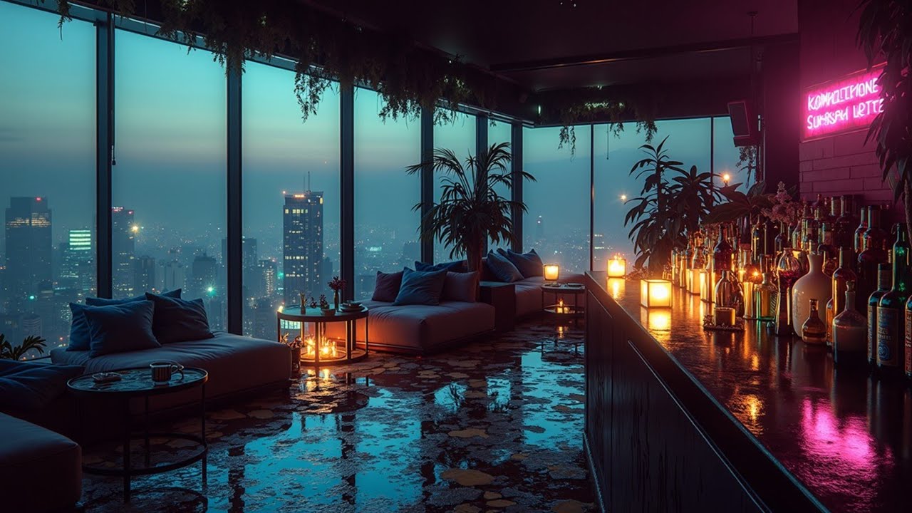 Guarda Rooftop City Lights | Elegant Cocktail Lounge Music for Deep Chill Grooves su YouTube Guarda Rooftop City Lights | Elegant Cocktail Lounge Music for Deep Chill Grooves su YouTube