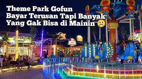 Gofun Theme Park Bojonegoro Terbaru | Juna Senja ke Gofun 🥰 tapi banyak mainan yang nggak #junasenja
