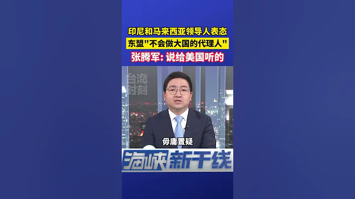 如何觀察印尼總統和馬來西亞總理在東盟峰會上的表態？#海峽新幹線 #東南衛視 #東盟峰會 - 天天要聞