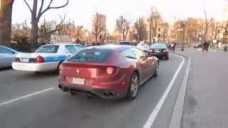 Ferrari ff rare in boston accelerates ...