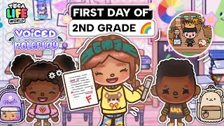 FIRST DAY OF SECOND GRADE! 🍎🏫 | Toca Boca Roleplay