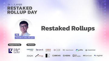 Keynote: Restaked Rollups by Yaoqi Jia, CEO, AltLayer