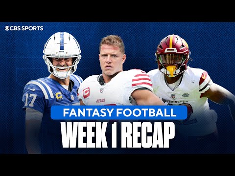 NFL Week 1 Fantasy Recap | Top Performers, Waiver Wire Additions & MORE
