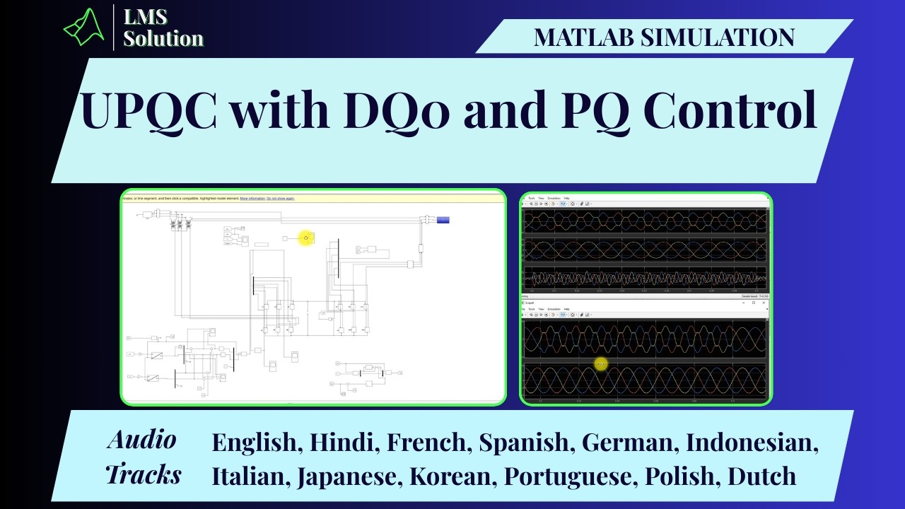 MATLAB Simulation of UPQC with DQ0 and PQ Control | dq0 vs PQ |THD, Sag ...