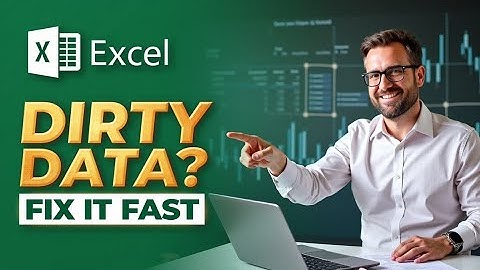 How to Clean Data Like a Pro in Excel | Fix Messy Data FAST (Beginner to Advanced)