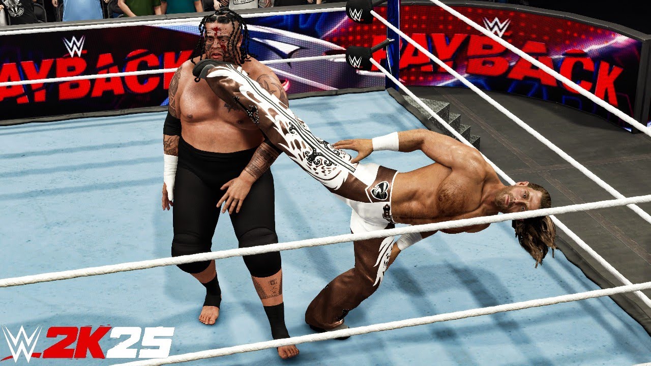 WWE 2k25 - Umaga vs Shawn Michaels '09: Extreme Rules Match at Payback 