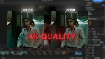 How to get 4k quality for you edits | Topaz AI + Aftereffects Tutorial | ElderFX