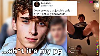 TikTok star Josh Richards LEAKED himself on INSTA LIVESTREAM *is he cancelled?*