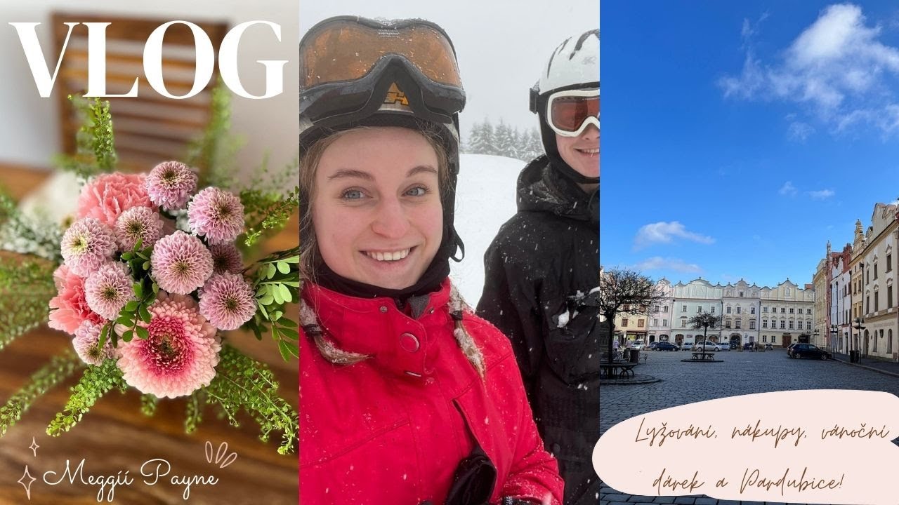 Lyžování ve Špindlu⛷, nákup potravin + v dmku🛍 a Pardubice! | VLOG