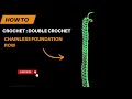 Step by step crochet : double crochet foundation without chain @ShilpyGarments