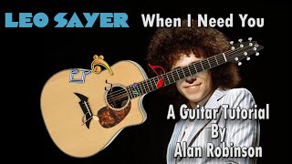 Cara Memainkan: When I Need You oleh Leo Sayer - Secara Akustik (diturunkan dengan 1 fret)