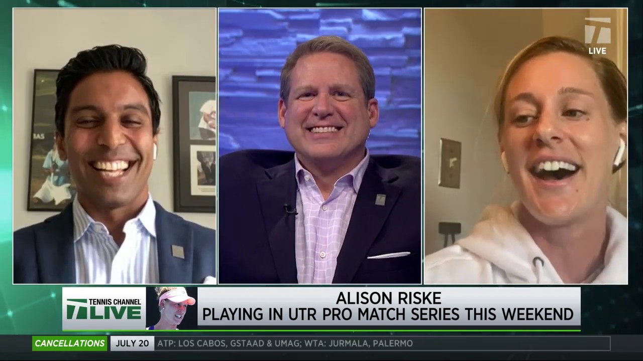 Tennis Channel Live Alison Riske Discusses UTR Pro Match Series