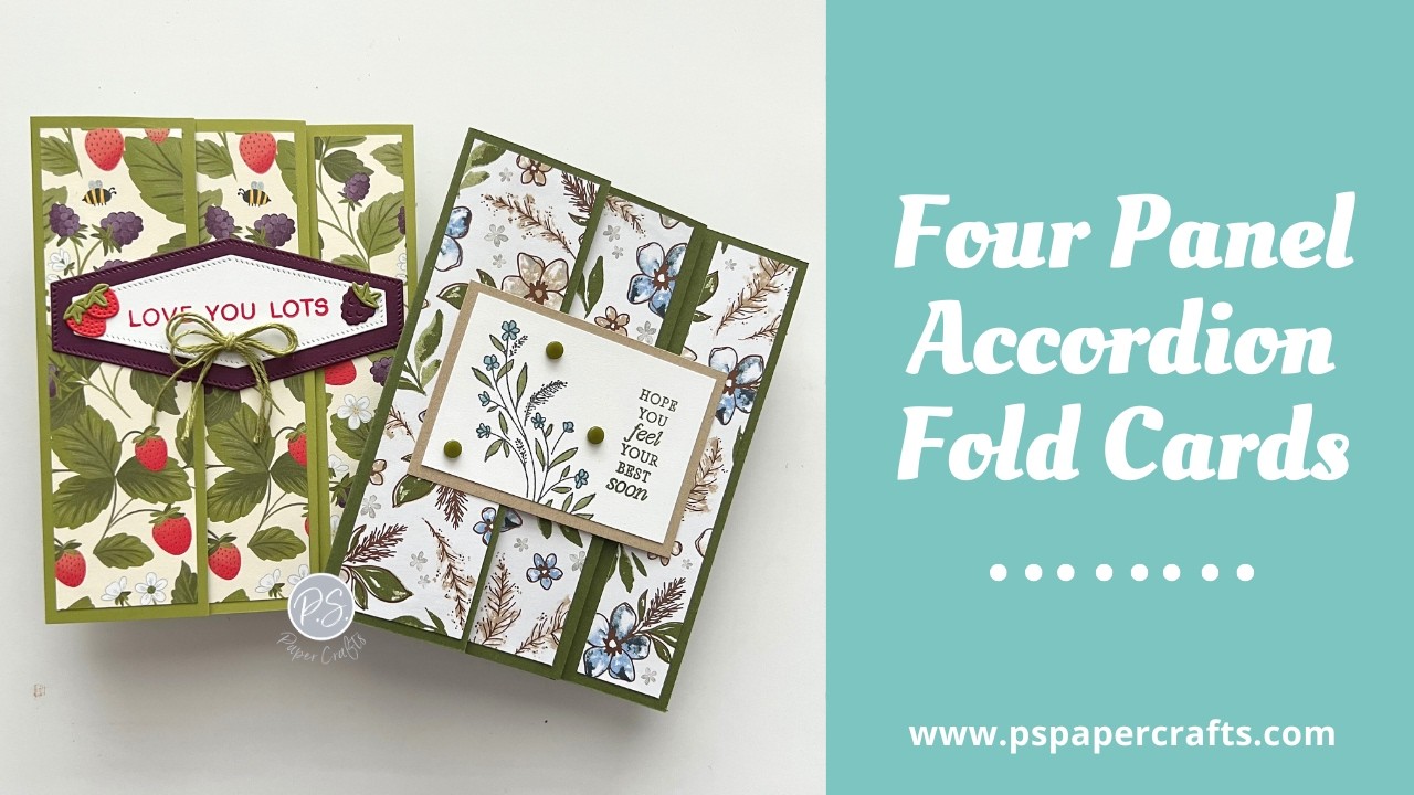 How to make a Four Panel Accordion Fold Cards