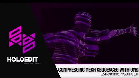HoloEdit Tutorial: Advanced Compression - Export - HoloEdit 2020 (11 of 11)