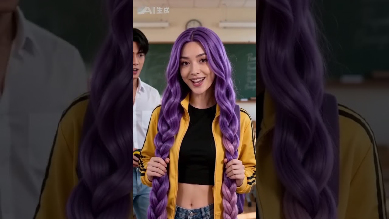 It’s the Long Hair Challenge — Will Mira walk away with the crown? 🏆 #rumi #mira  #funny
