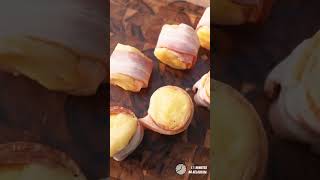 ESPETINHO DE MANDIOCA COM BACON #shorts #espetinho