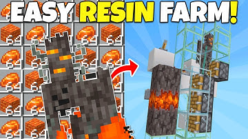 EASY Creaking & Resin Farm Tutorial! 1,800+ Resin/Hour! Minecraft Bedrock Edition Tutorial