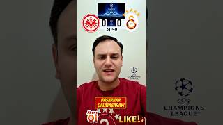 Frankfurt - Galatasaray Şampiyonlar Ligi 1.Hafta Simülasyon