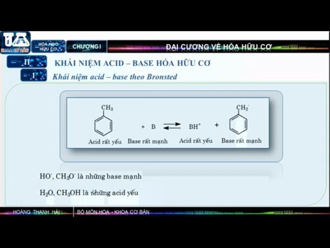Video: Ch3ch3 là axit hay bazơ Lewis?