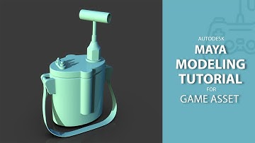 WW2-Demolation Machine / Game Asset / 3D Modeling Speed Tutorial In Maya [Part_01]