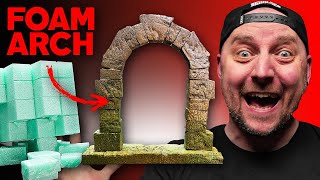 How to make Stone Arch Dungeon Doors out of XPS FOAM!