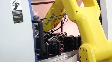 Tongtai TMV 510T+APC with FANUC 200iD 7L Robot and Built-in Rotary Pallet Changer