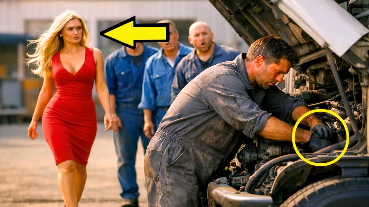 SAMOTNY OJCIEC NAPRAWIA CIĘŻARÓWKĘ ZAPOMNIANĄ PRZEZ WSZYSTKICH… NIE WIEDZĄC, CZYJA TO BYŁA