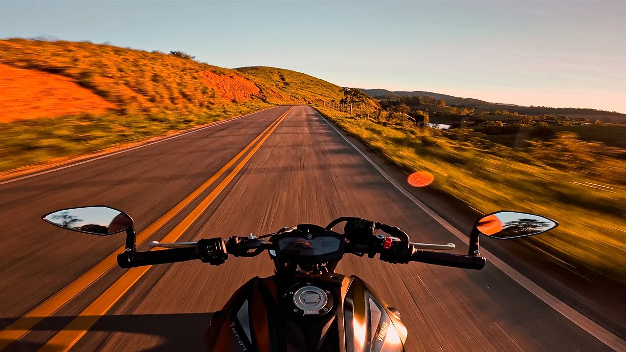 Fim de Tarde no Brasil | Yamaha MT-07 + Akrapovic NO db/KILLER | 4K POV