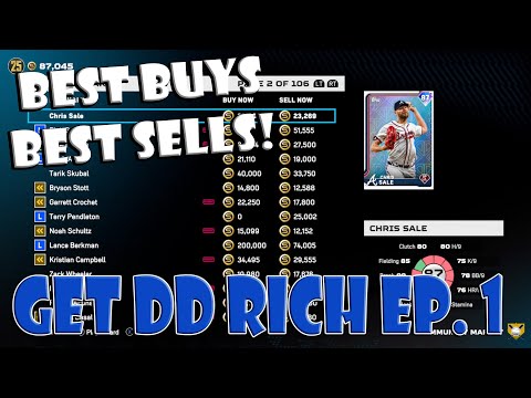 MLB The Show 25 Best Buys & Sells to MAXIMIZE Your Stubs GET STUB RICH Working The Market EP. 1