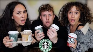 Trying Starbucks Christmas Drinks W/ Franny & Nezza