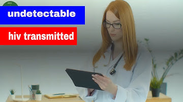 can undetectable HIV be transmitted?