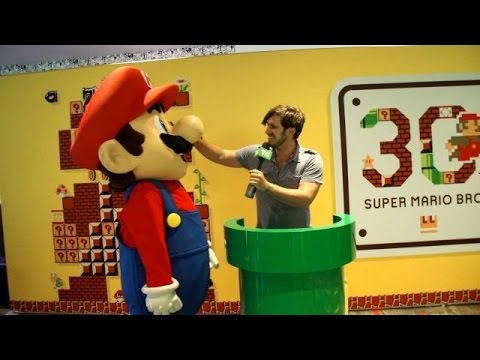 Mario Maker Preview Event at Facebook