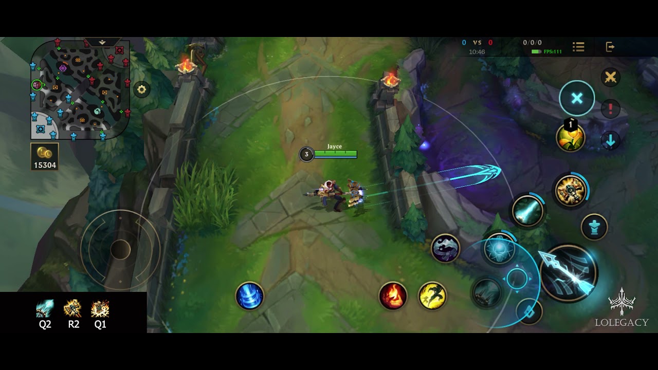 WILD RIFT Jayce Wall Dash Combo YouTube