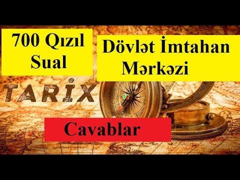 Video: Tarix AOK-da neçə sual var?