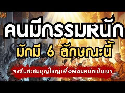 "คนที่มีกรรมหนัก จะมี 6 ลักษณะนี้ จงรีบสะสมบุญใหญ่เพื่อผ่อนหนักเป็นเบา