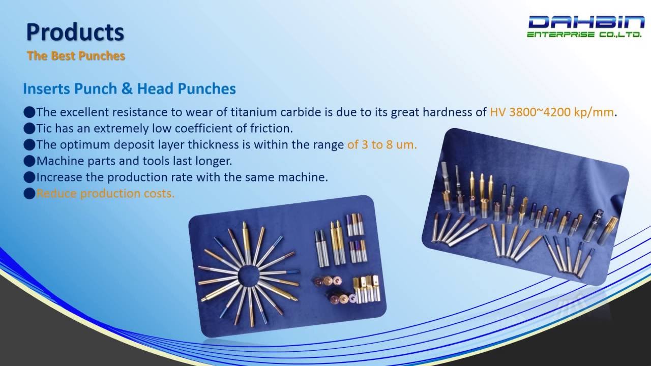Punch Pin, Nut Tooling, Fastener Forming-DAHBIN ENTERPRISE CO.,LTD.