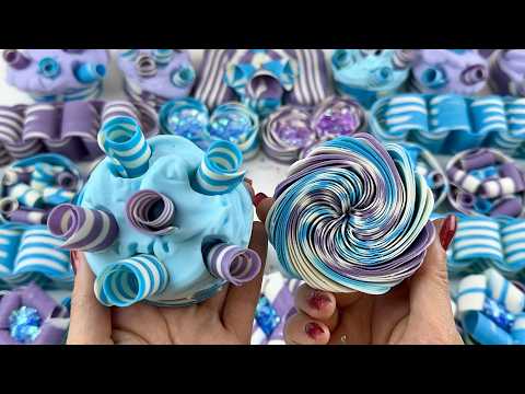 Crushing Soap #85 | ASMR SOAP | Soap boxes with starch, glitter & foam.