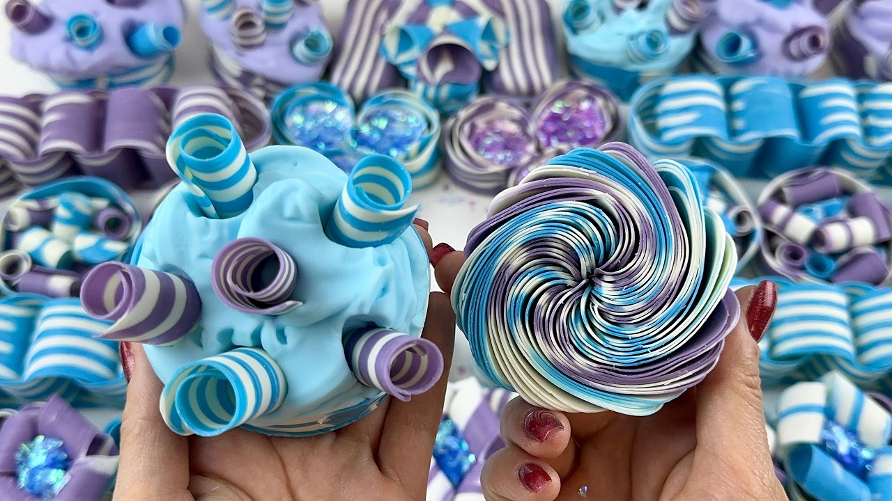 Crushing Soap #85 | ASMR SOAP | Soap boxes with starch, glitter & foam.