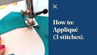 How To: Appliqué (3 different stitches) screenshot 4