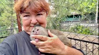 Ну что ты будешь делать с этим Финбшкой-целовашкой, отругала , а он обижается❤️