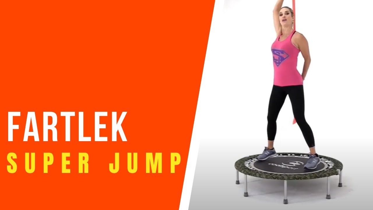 Jill Cooper's SuperJump Rebounding Fat Burning Workout - Fartlek 20 min