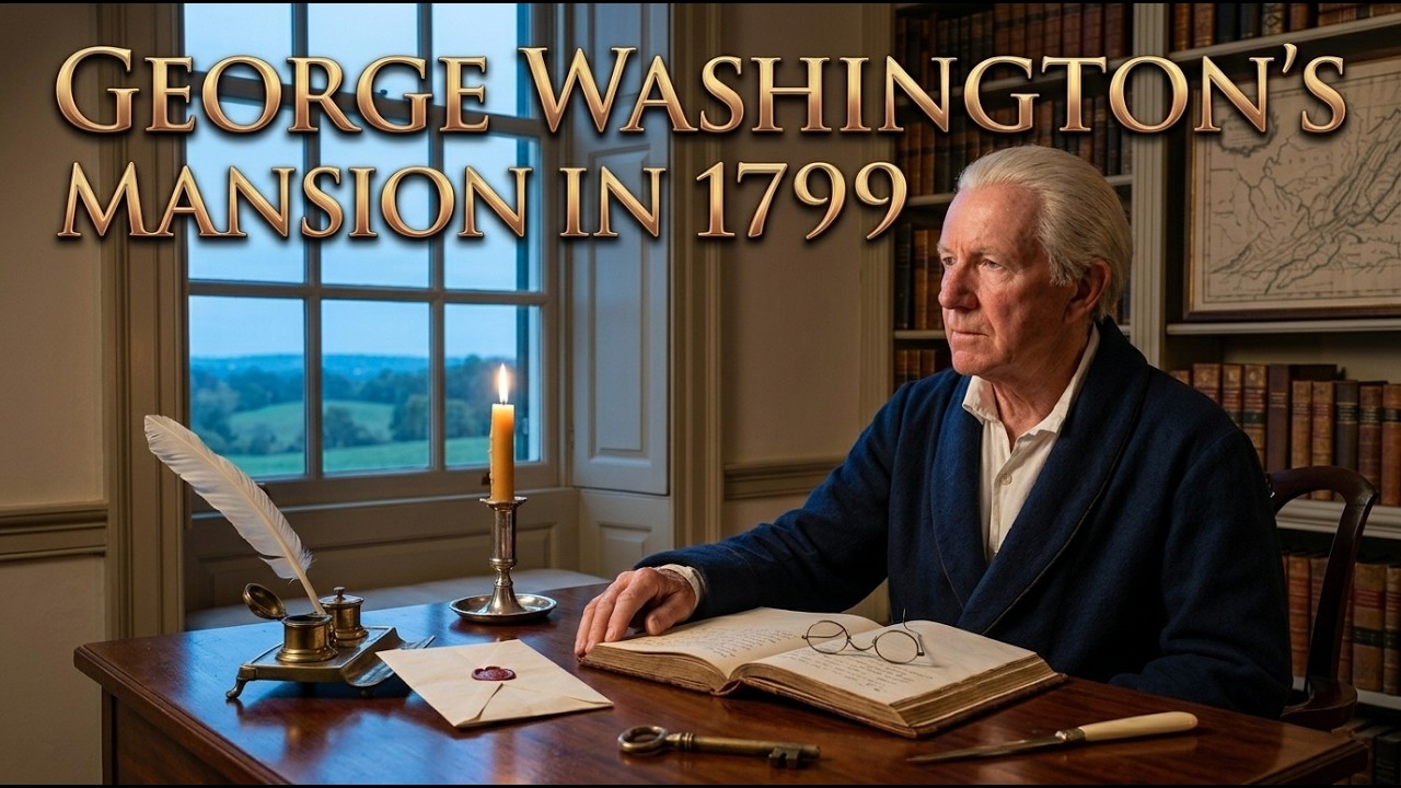 What It Was Like Living Inside George Washington's Mansion Mount Vernon in 1799 | AI Reconstruction