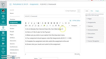 WebAssign Account Set Up
