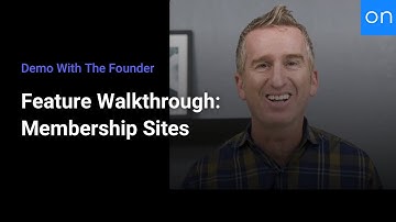 Demo With The Founder | Membership Site Walkthrough