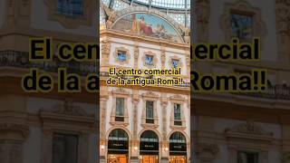 The first shopping mall!! #history #trivia #funfacts #shorts #culture #antiguaroma